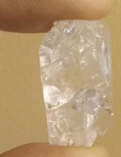 Check out 7.3g Jeremejevite water clear with natural cleavage fracture, twin  https://www.ebay.com/itm/305769075111